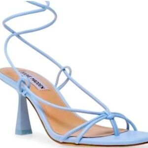 -Steve Madden Blue Strappy Heels- Size: 9 As Is